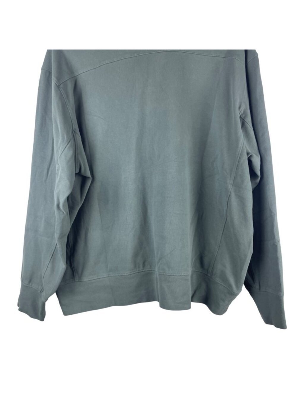 Pact Organic Cotton Stash French Terry Quarter Zip Sweatshirt Men's XL Gray - Picture 10 of 11